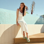 ARCHIES Arch Support Flip Flops in Mint