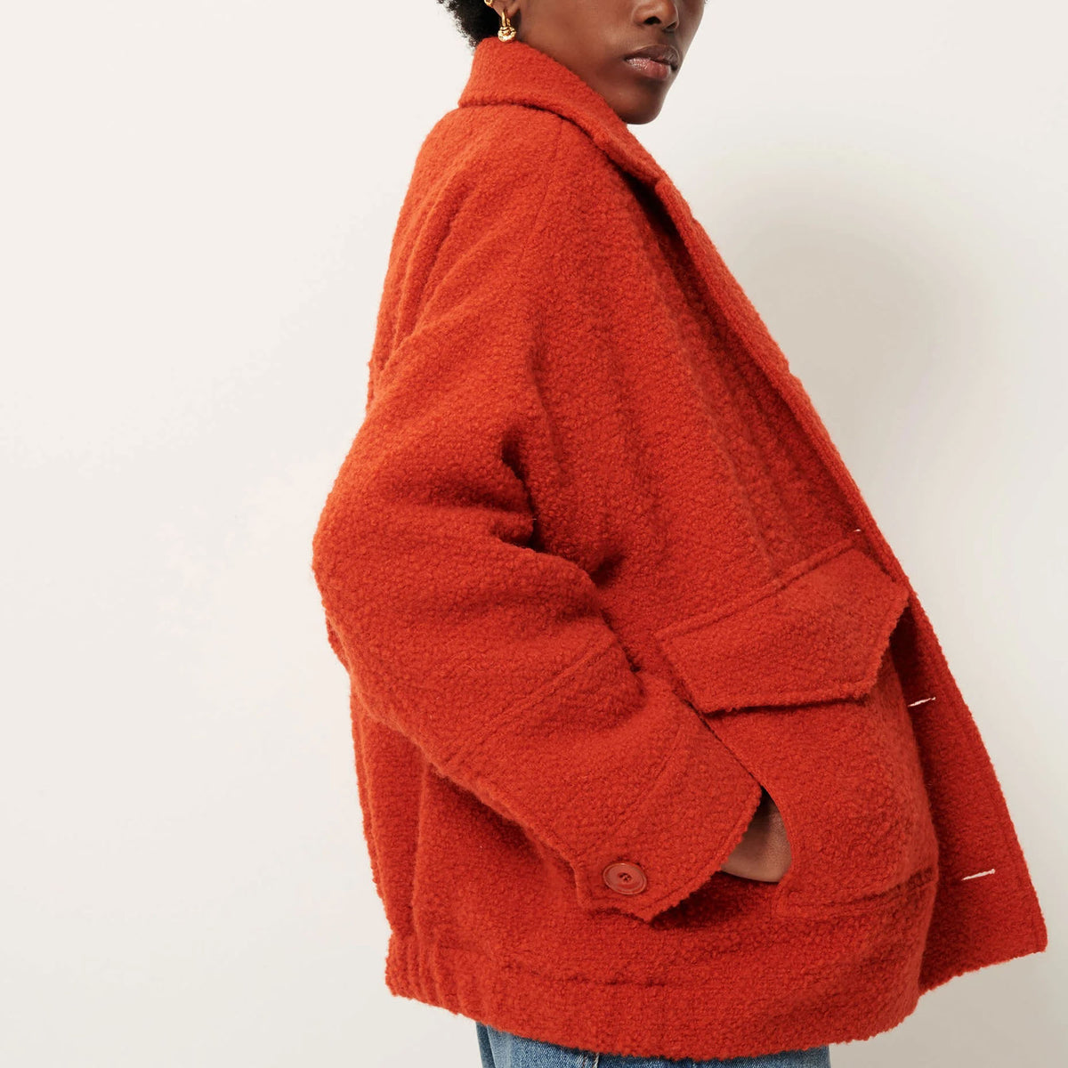 SESSUN Morrison Short Coat in Vitamin