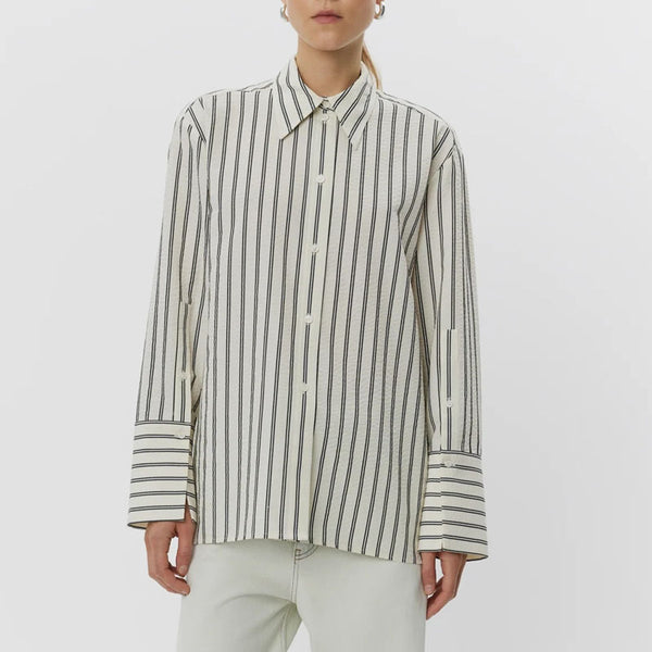 DAY BIRGER ET MIKKELSEN Mylo Delicate Stripes Shirt in Pistachio Stripe