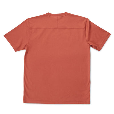 NORSE PROJECTS Johannes Organic N Logo T Shirt in Red Ochre