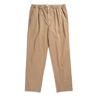 NORSE PROJECTS Ezra Relaxed Organic Stretch Twill Trouser in Utility Khaki