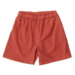 NORSE PROJECTS Per Cotton Tencel Shorts in Red Ochre
