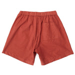 NORSE PROJECTS Per Cotton Tencel Shorts in Red Ochre