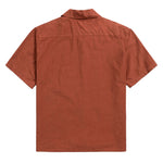 NORSE PROJECTS Carsten Cotton Tencel Shirt in Red Ochre