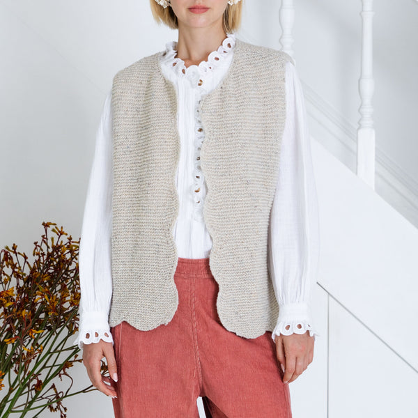 BONTE Naomi Gilet in Oyster