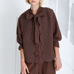 BONTE Naomi Gilet in Cocoa