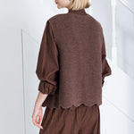 BONTE Naomi Gilet in Cocoa