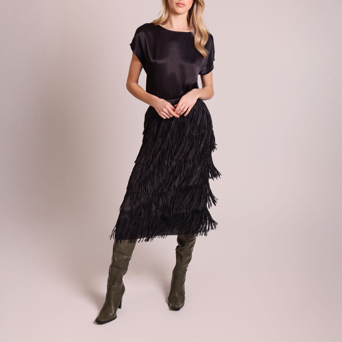 TRAFFIC PEOPLE Grace Top in Black