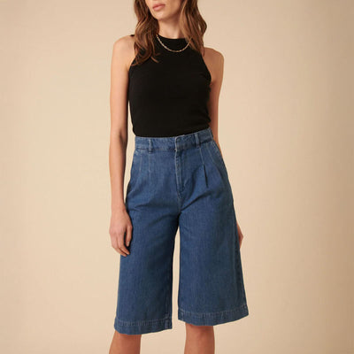 NOBODYS CHILD Bermuda Shorts in Denim Blue