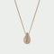 Tutti & Co Dome Necklace in Gold