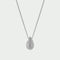 Tutti & Co Dome Necklace in Silver