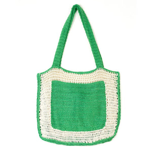 Neve Crochet Tote Bag in Peace
