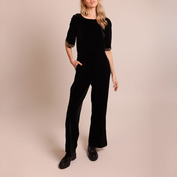 TRAFFIC PEOPLE Not Going Back Jumpsuit in Black