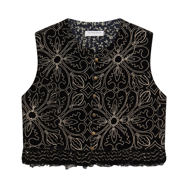 MAISON HOTEL Marceline Vest in Nero
