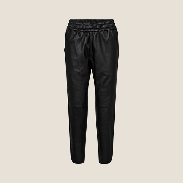 MOS MOSH MMZabel Leather Sweatpant in Black