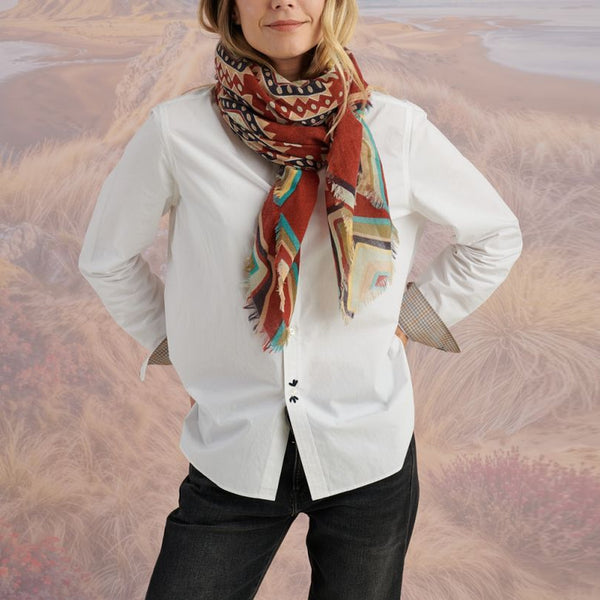 STORIATIPIC Nath Scarf in Rose