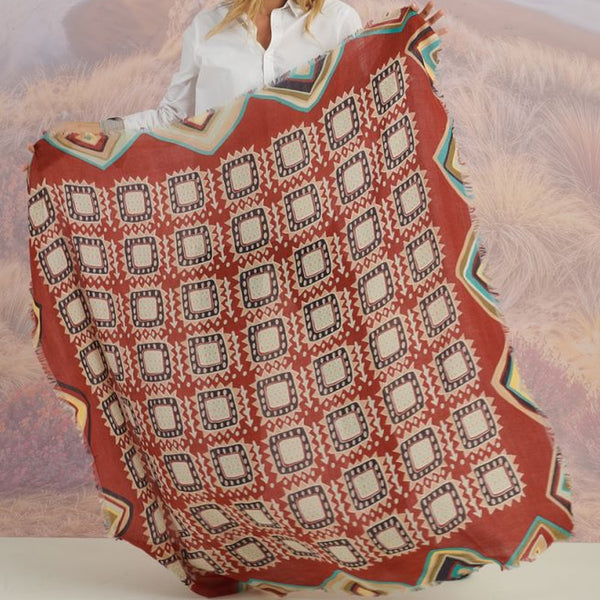 STORIATIPIC Nath Scarf in Rose