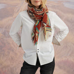 STORIATIPIC Nath Scarf  in Red