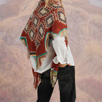 STORIATIPIC Nath Scarf  in Red