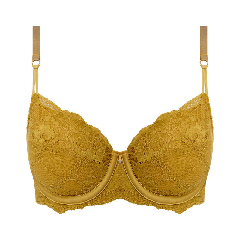 WACOAL Natsuki Lace Balcony Bra in Antique Gold