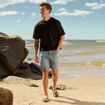 ARCHIES Arch Support Flip Flops in Navy