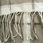 SKALL Nelle Scarf in Brown/Ecru Check