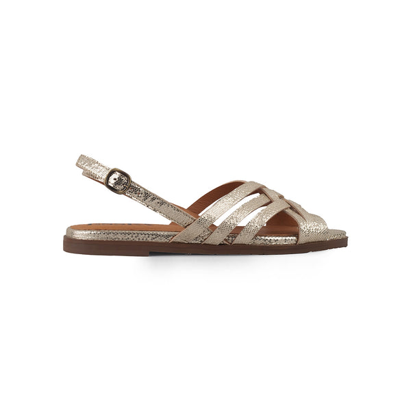 ESSKA Nikita Flat Sandals in Platinum
