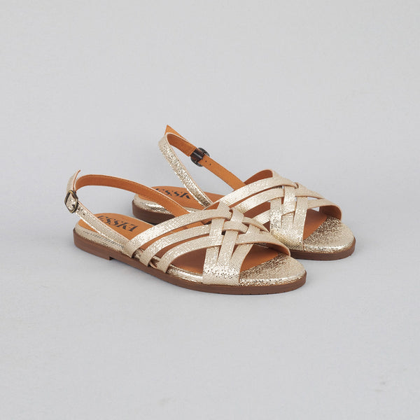 ESSKA Nikita Flat Sandals in Platinum