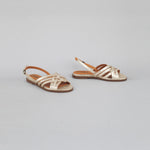 ESSKA Nikita Flat Sandals in Platinum