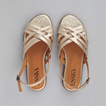 ESSKA Nikita Flat Sandals in Platinum