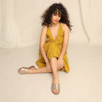 ESSKA Nikita Flat Sandals in Platinum