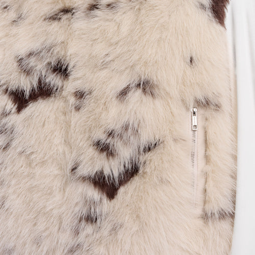 RINO & PELLE Nikki Short Waistcoat in Cow/Girl