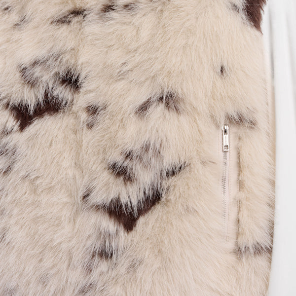 RINO & PELLE Nikki Short Waistcoat in Cow/Girl