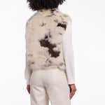 RINO & PELLE Nikki Short Waistcoat in Cow/Girl