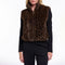RINO & PELLE Nikki Short Waistcoat in Leopard