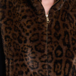 RINO & PELLE Nikki Short Waistcoat in Leopard