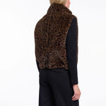 RINO & PELLE Nikki Short Waistcoat in Leopard