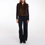 RINO & PELLE Nikki Short Waistcoat in Leopard