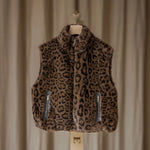 RINO & PELLE Nikki Short Waistcoat in Leopard