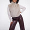 RINO & PELLE Nikki Short Faux Fur Gilet in Birch