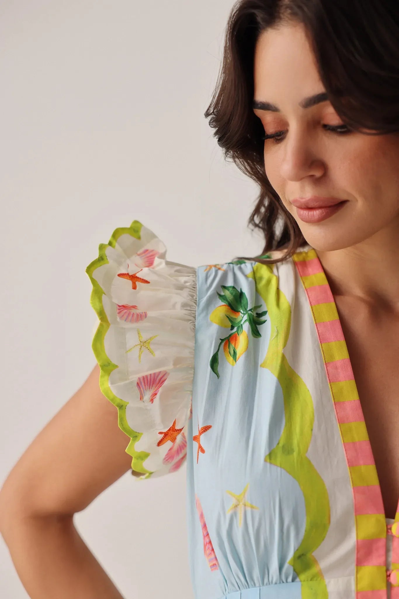 NOIB Estella Maxi Dress in Summer Zest