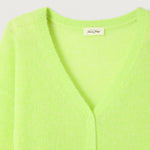 AMERICAN VINTAGE Nuggy Cardigan in Citronnade/Fluro