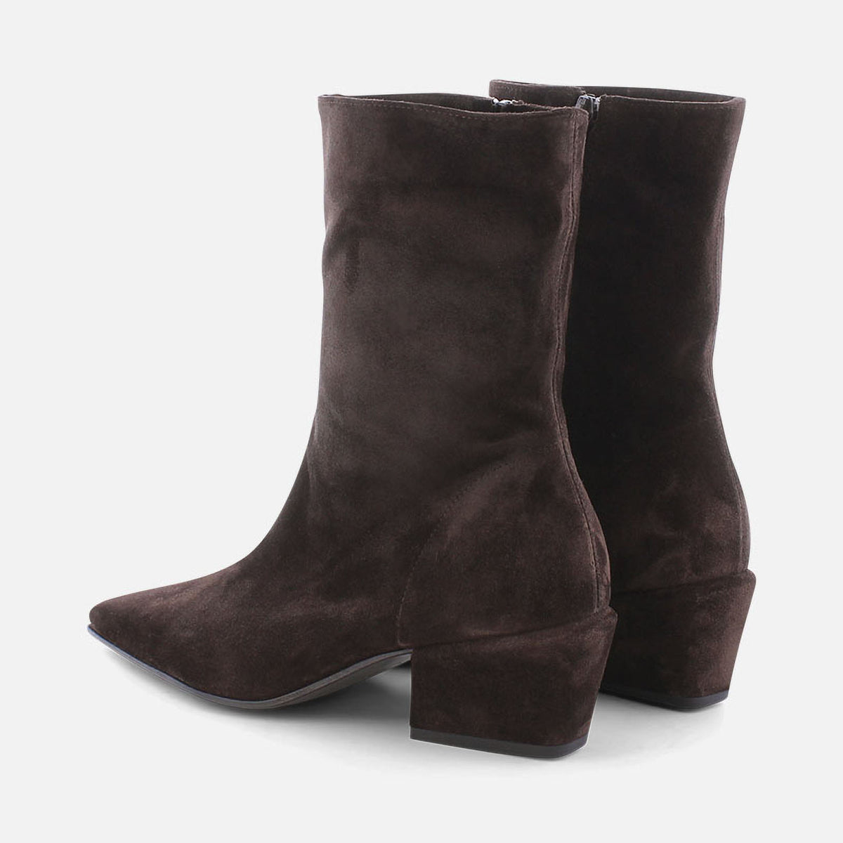 KENNEL & SCHMENGER Nyla Suede Boots  in Brown