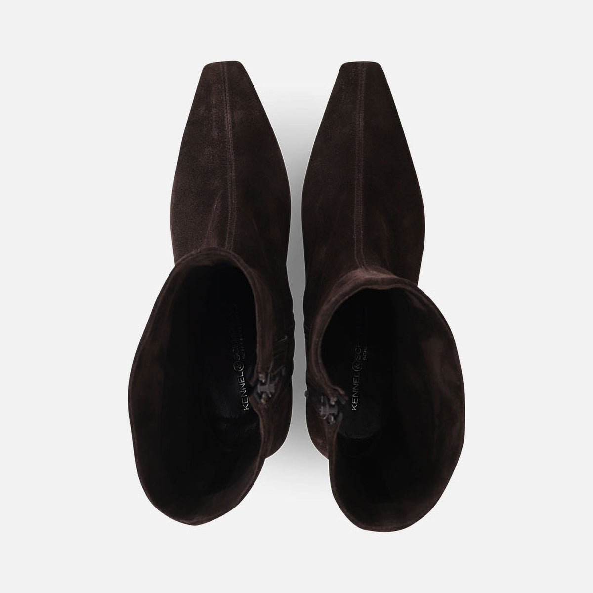 KENNEL & SCHMENGER Nyla Suede Boots  in Brown