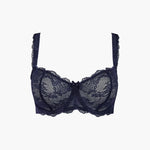 AUBADE Danse des Sens Half Cup Bra in Evening Blue