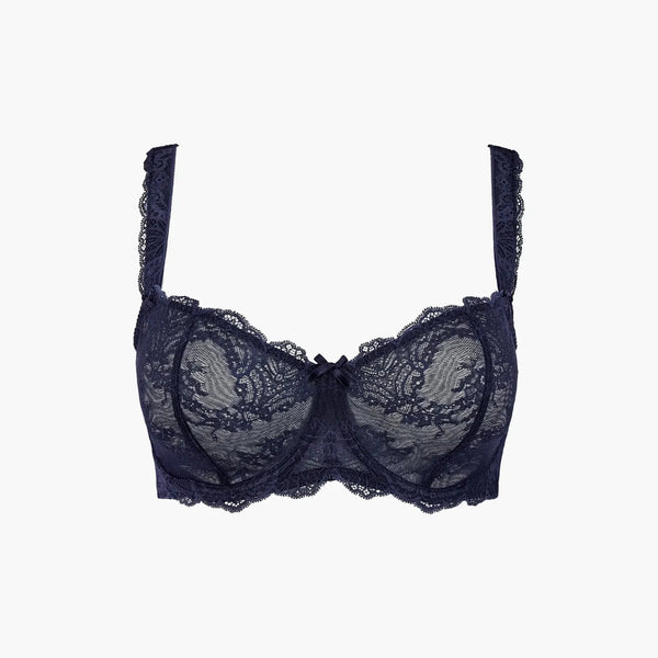 AUBADE Danse des Sens Half Cup Bra in Evening Blue