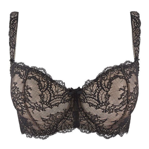 AUBADE Danse des Sens Comfort Half Cup Bra in Black