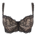 AUBADE Danse des Sens Comfort Half Cup Bra in Black