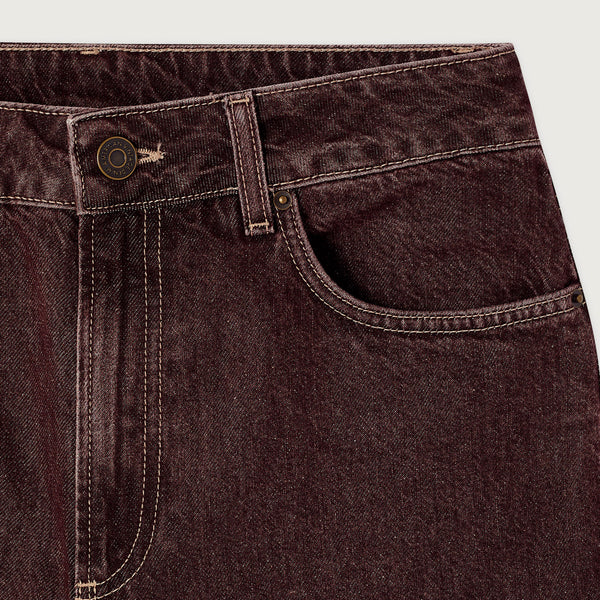 AMERICAN VINTAGE Oshow 5 Pocket Jeans in Raisin