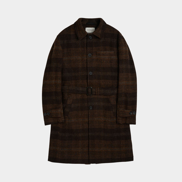 OLIVER SPENCER Grandpa Coat in Staunton/Brown